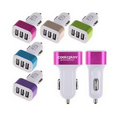 3 Port USB Car Charger Adapter